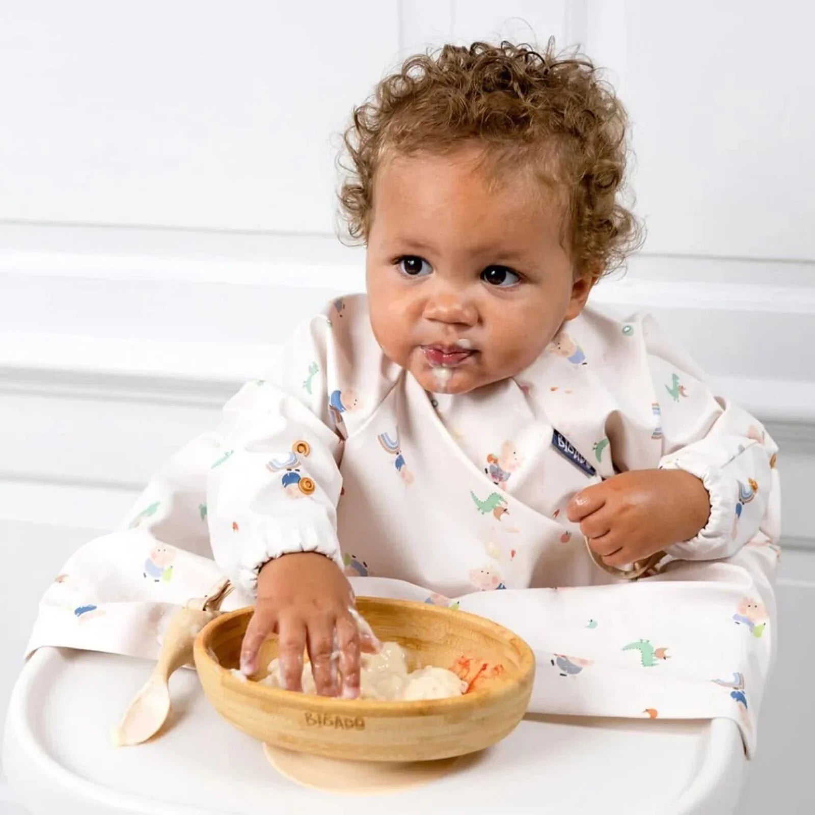 Bibado Natural Bamboo Suction Bowl - Fawn