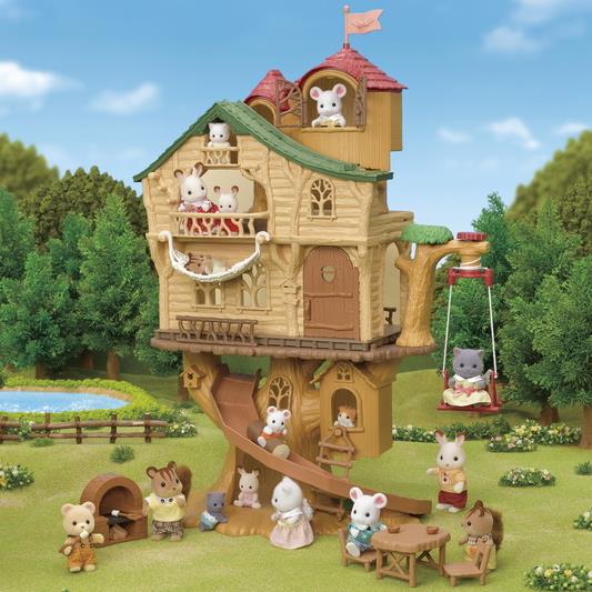 Sylvanian Families Adventure Tree House Toy Playset for Ages 3 and Up