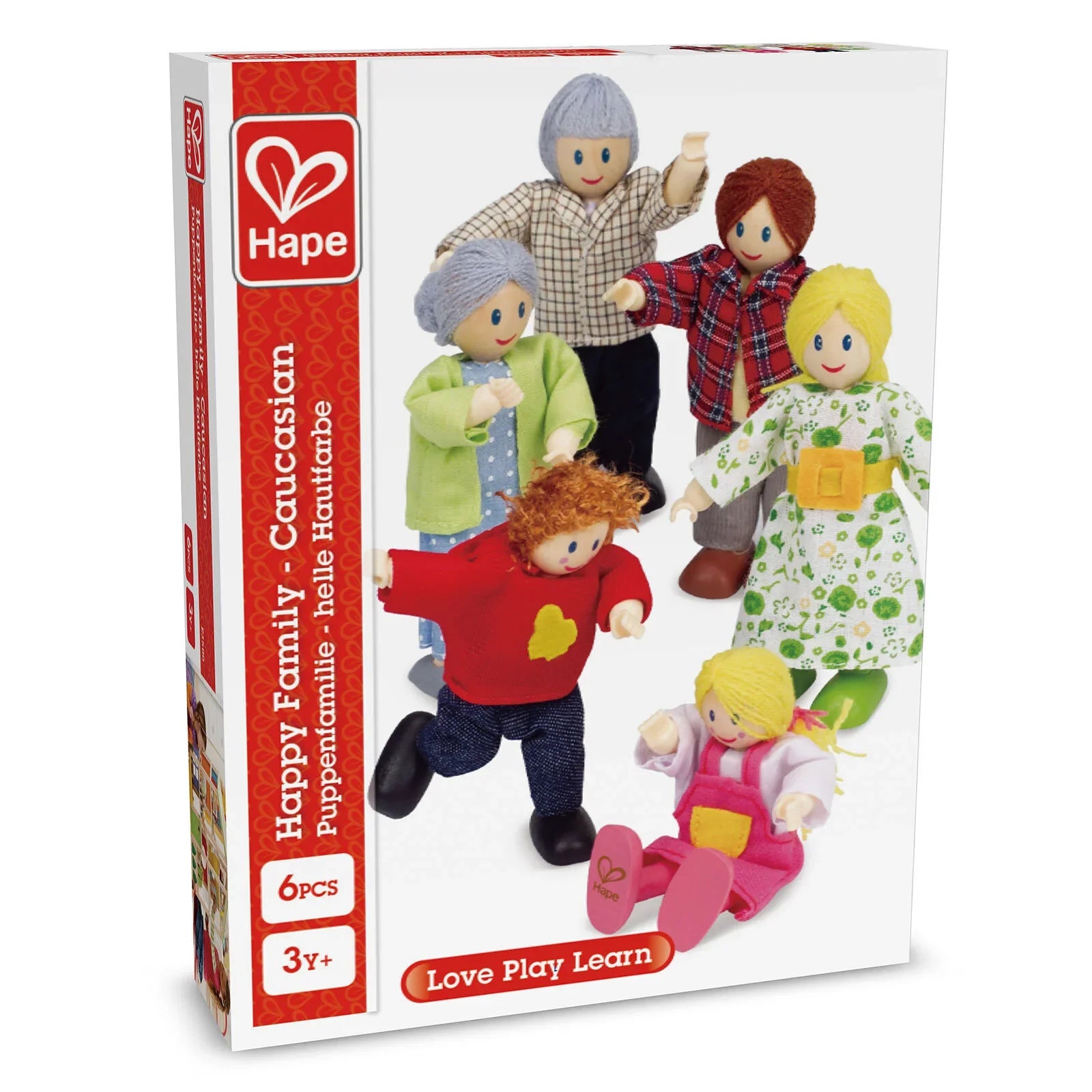Hape Happy Family - Gorllewinol (neu Ewropeaidd)