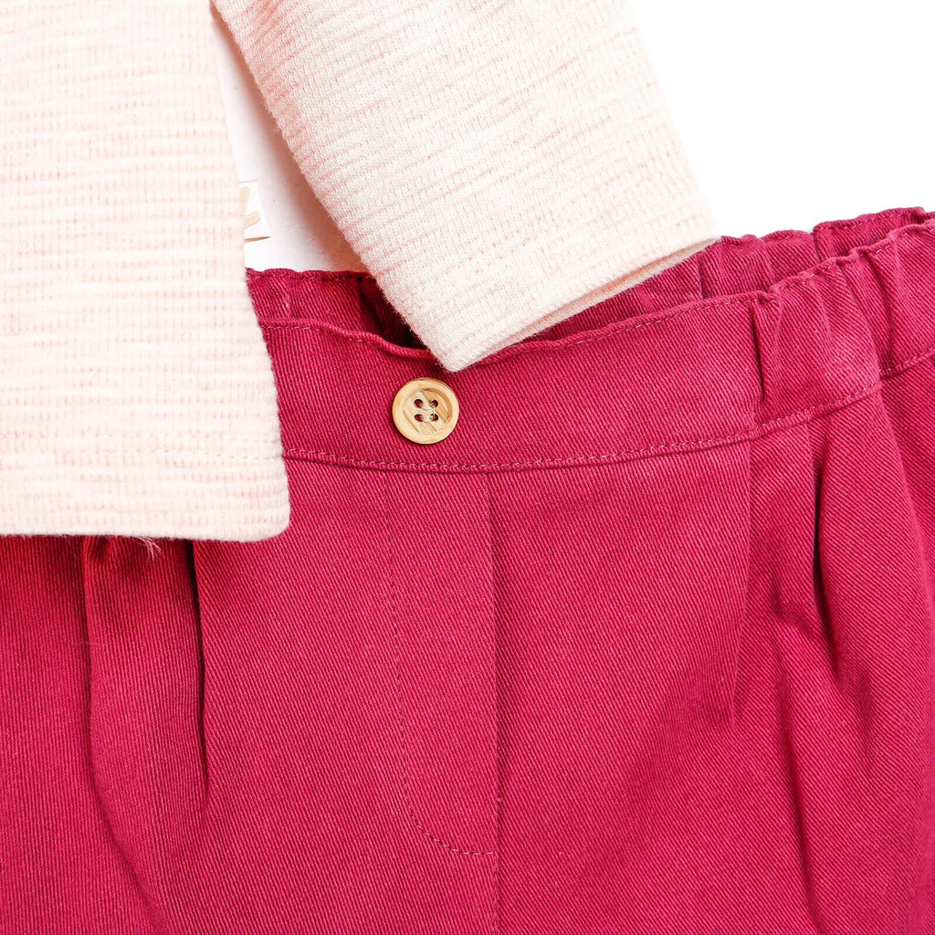 Cardigan BabyZ - Gwaelod - Damson