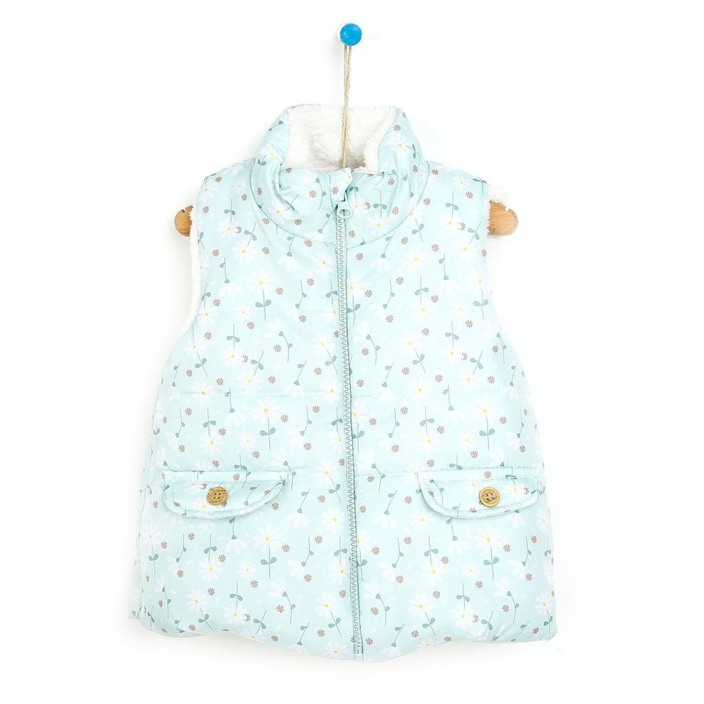 Gwisg Chwyddadwy BabyZ Winter Girl Daisy - Gwyrdd Ysgafn