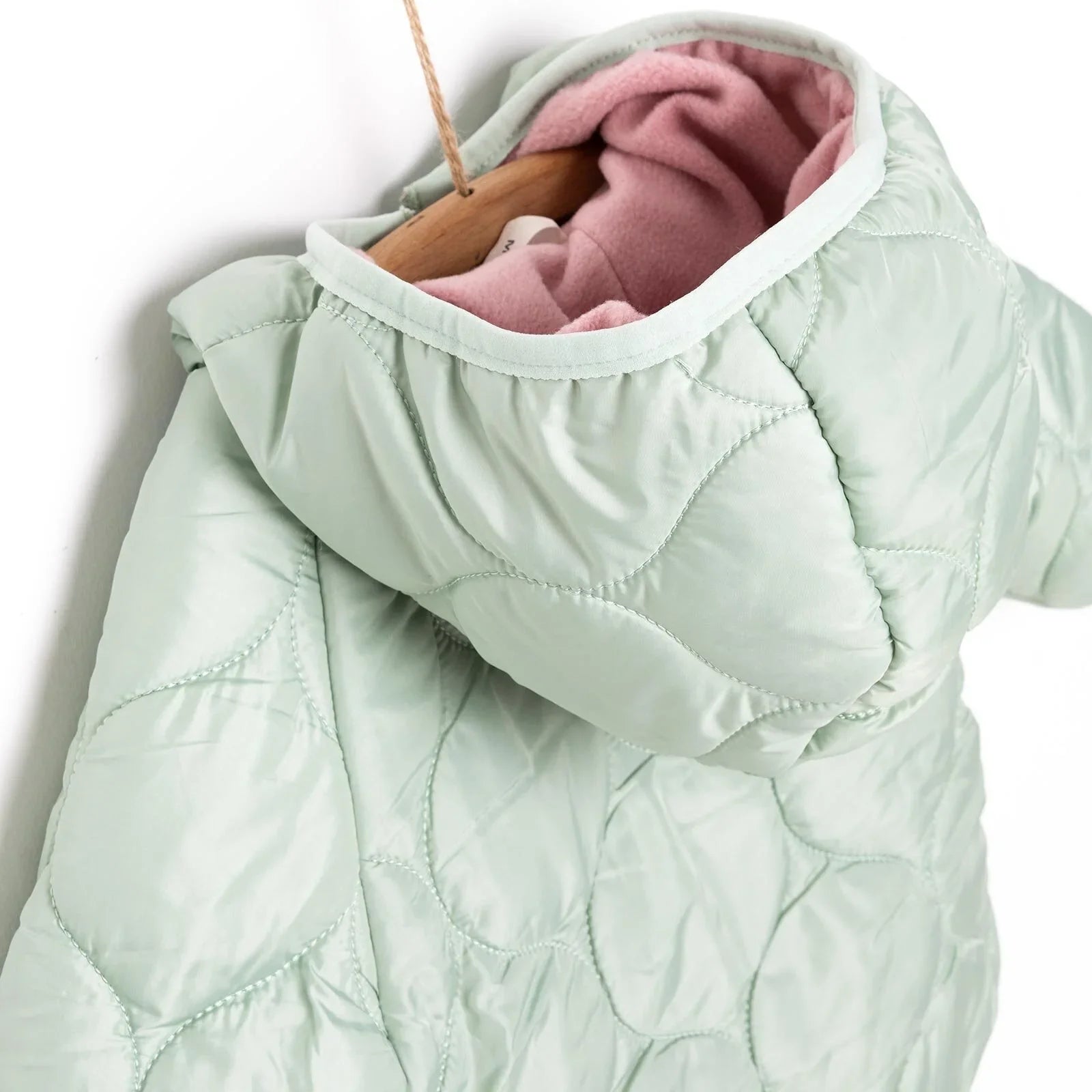 Midimod Basic Girl Quilted Coat - Multicolour