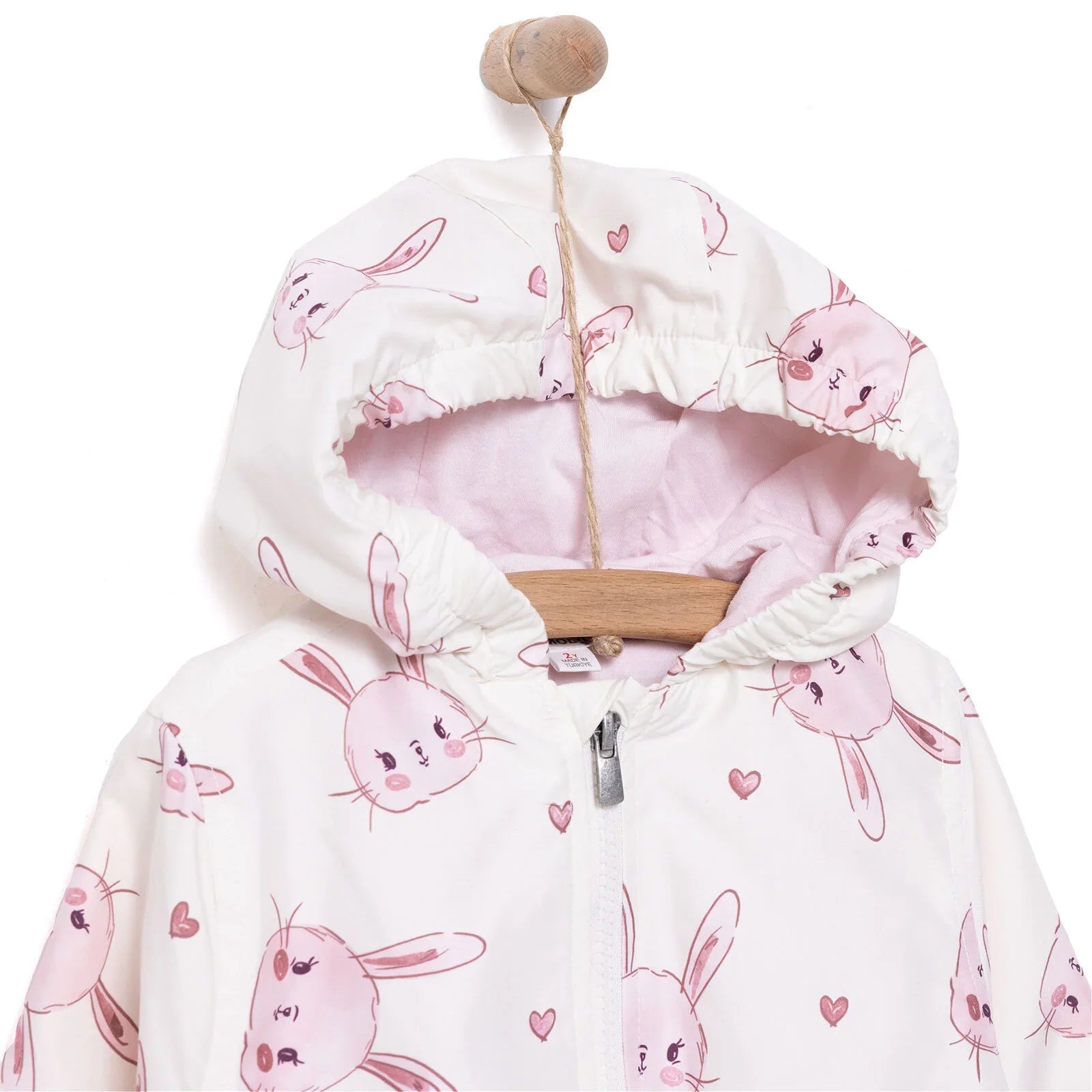 Midimod Girl Raincoat - Ecru