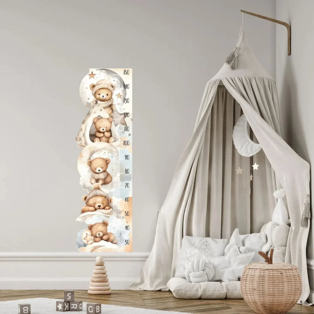 Live Vida Sleeping Bear Height Chart Sticker