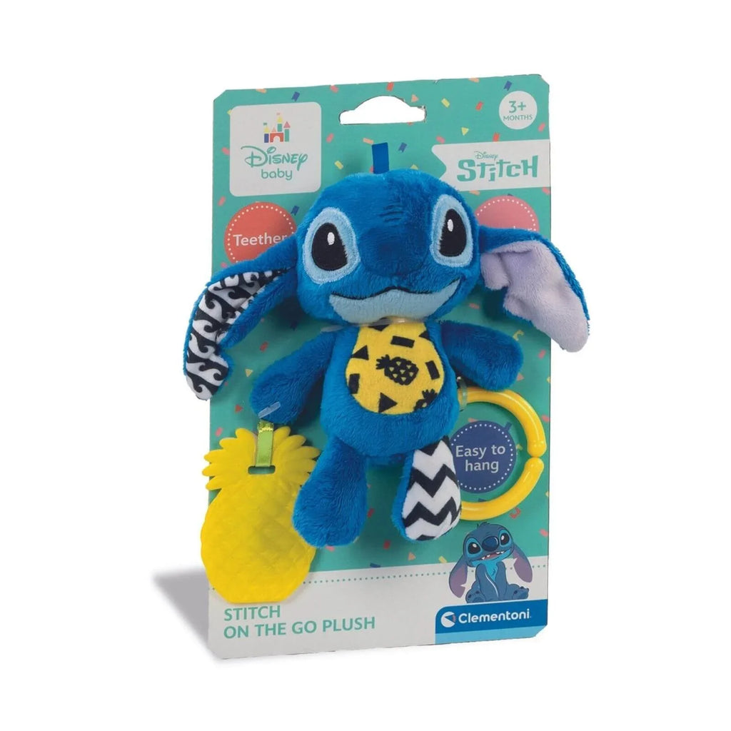Disney Baby-Stitch Soft Rattle Travel Plush