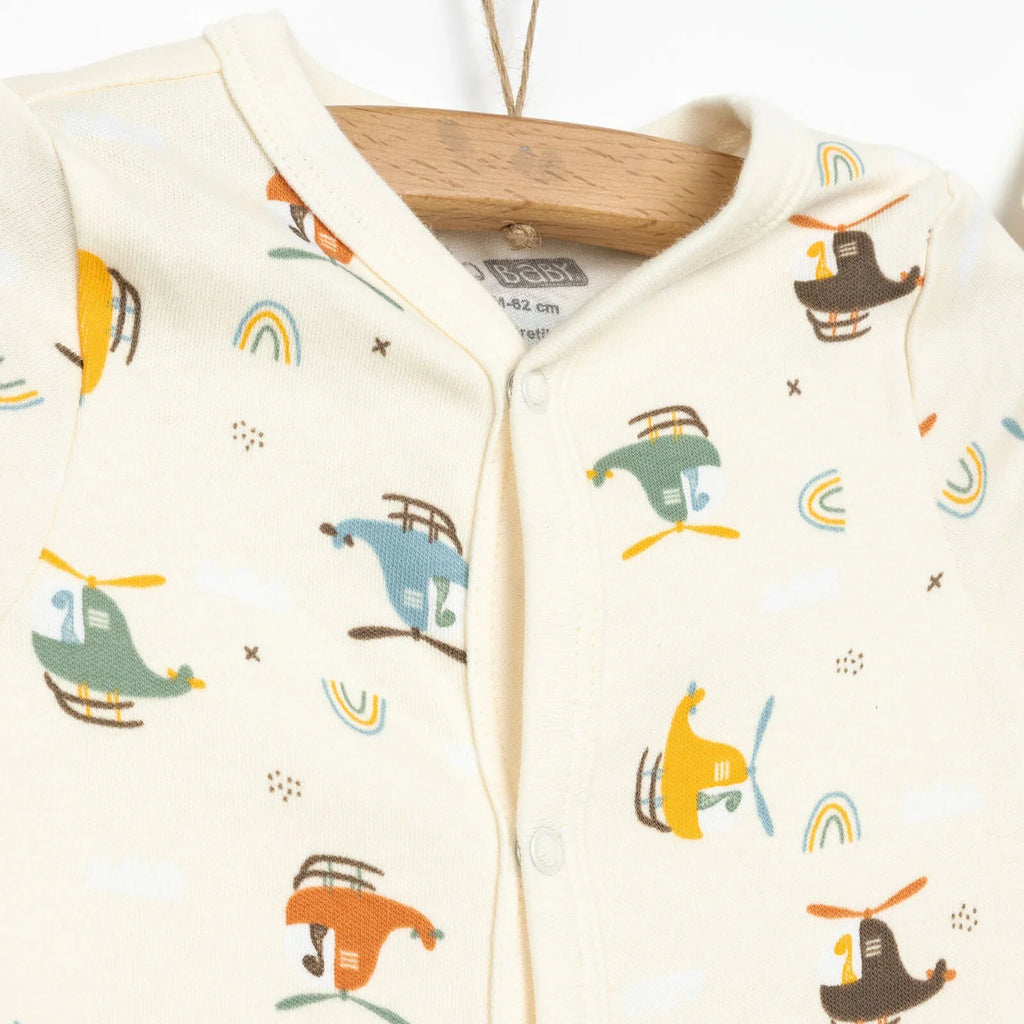 Siwmpsuit-Corff-Het i Faban Bach HelloBaby - Beige