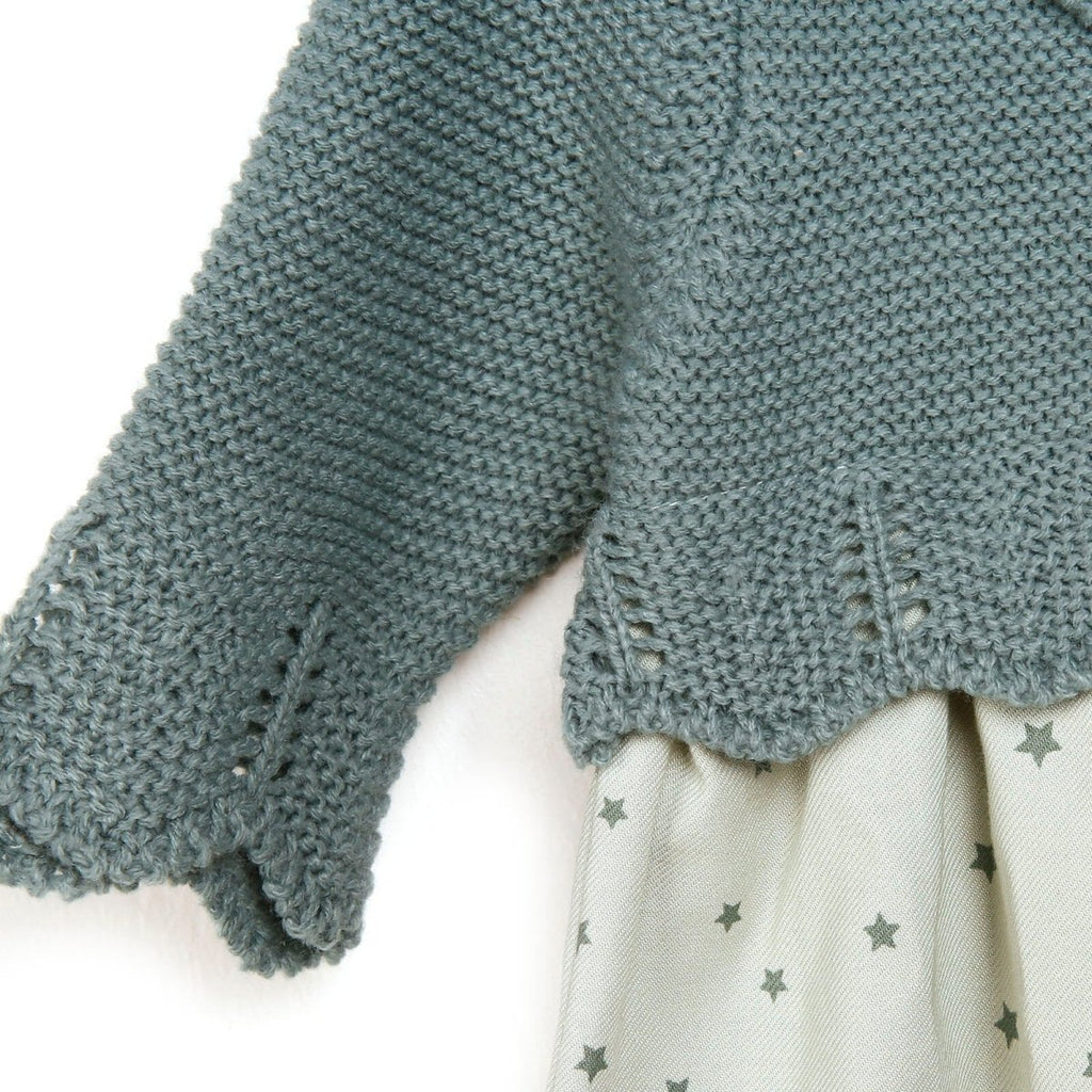 Gwisg Seren Fach gan Cassiope ar gyfer Newydd-anedig - Glas