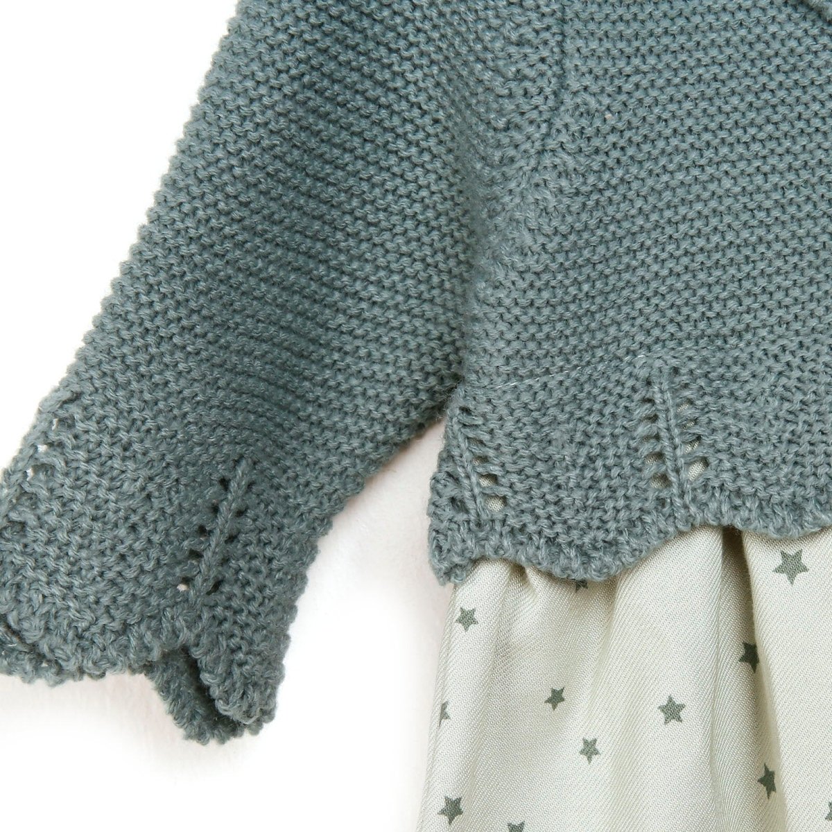 Gwisg Seren Fach gan Cassiope ar gyfer Newydd-anedig - Glas