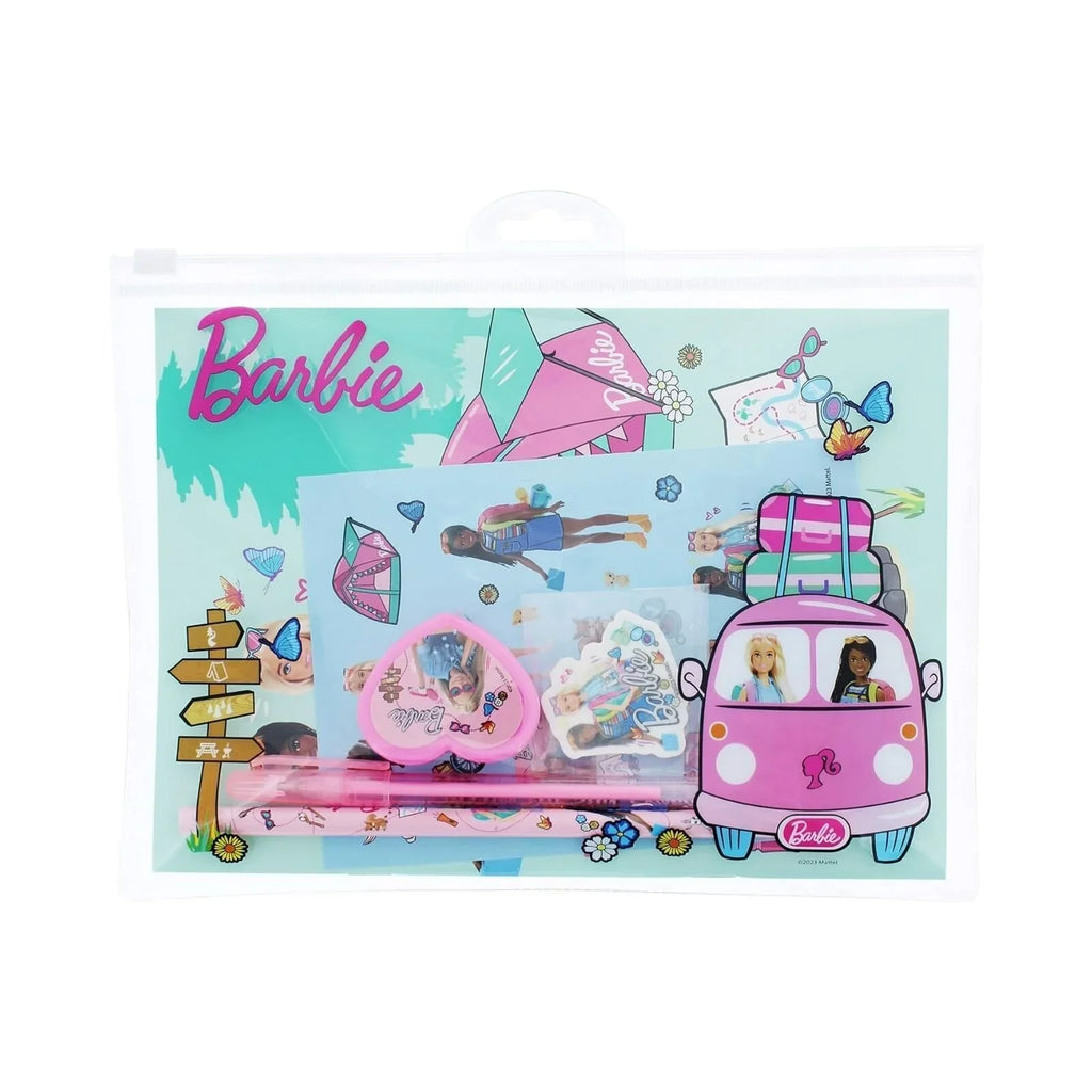 Set o Ddeunyddiau Ysgrifennu Barbie Super