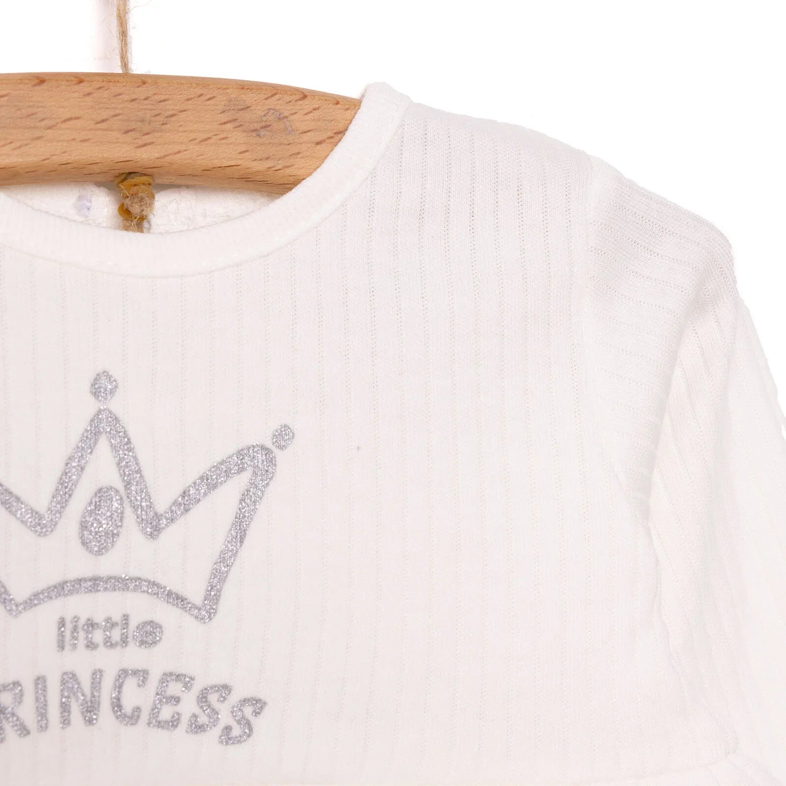 HelloBaby Little Life Newborn Girl Dress - Ecru