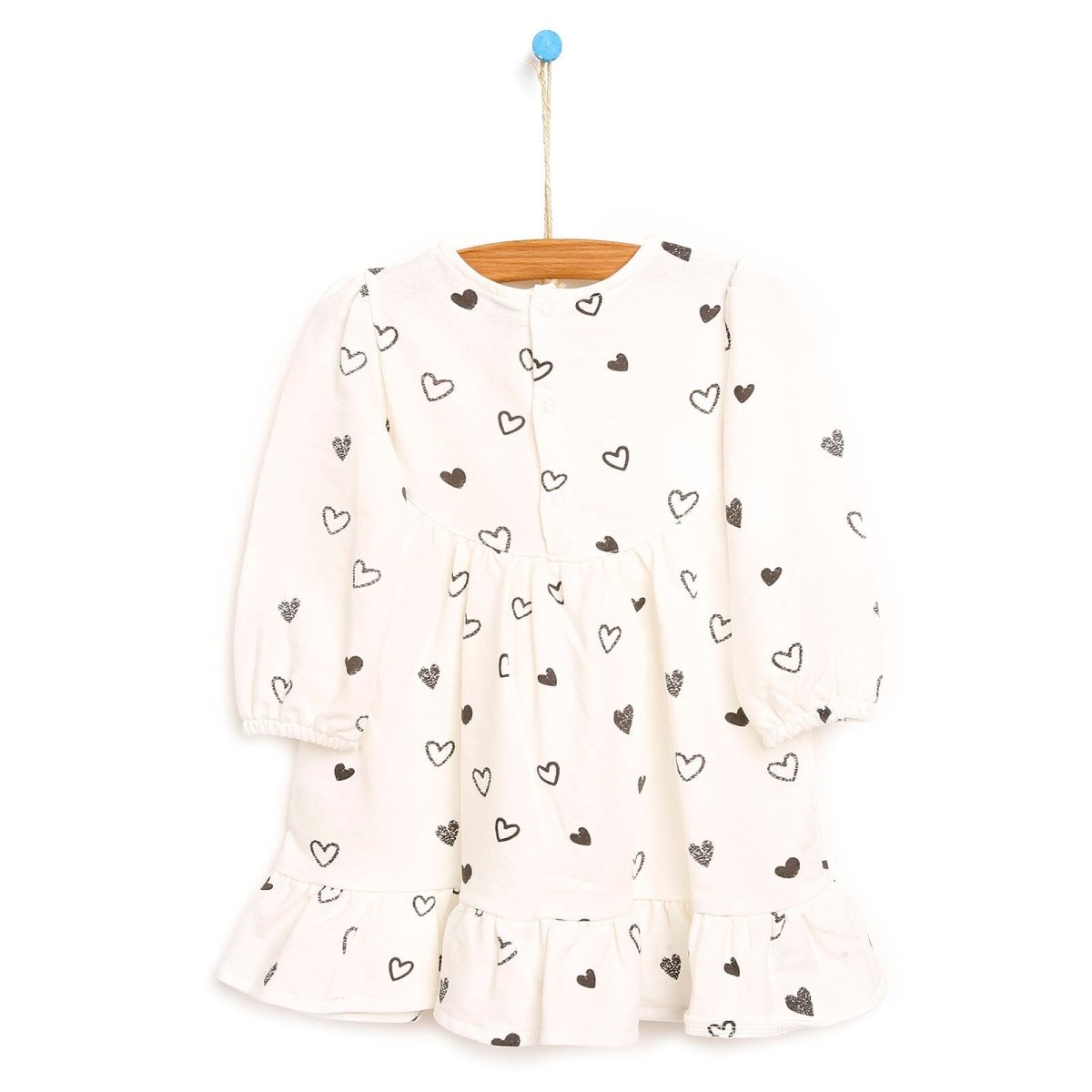 HelloBaby Basic - Dyluniad Calon i Ferched - Beige