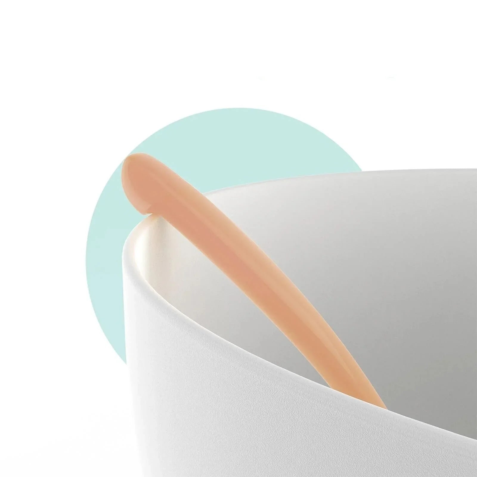 Mamajoo Llwyau Silicôn gyda Chas, Pecyn o 2 - Pinc Pwdr a Rhuddgoch