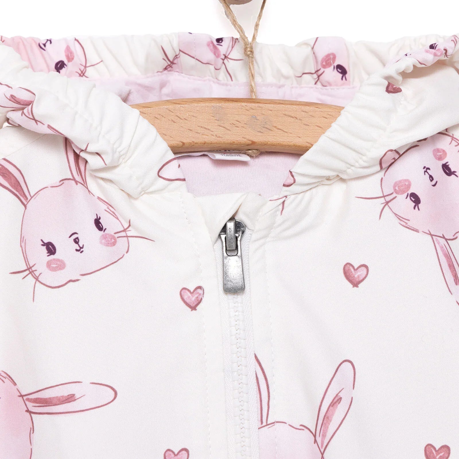 Midimod Girl Raincoat - Ecru