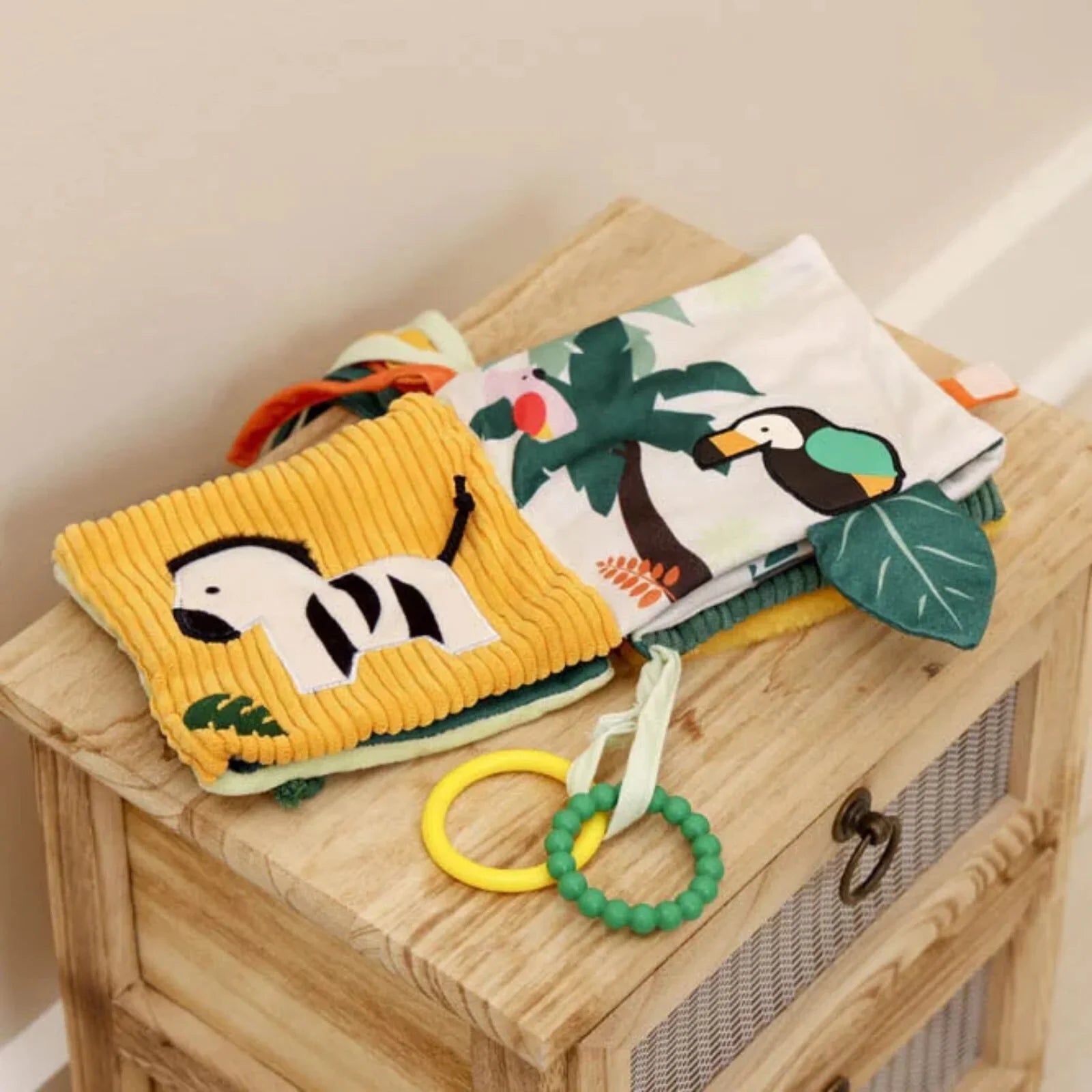 Little Big Friends Soft Activity Book 2-in-1 - Jungle