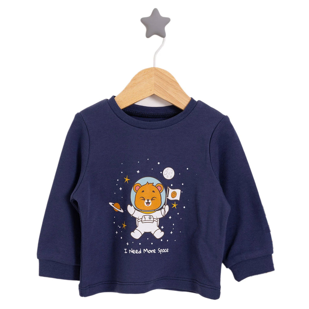 HelloBaby Boy Long Sleeve Pyjamas Set - Navy Blue