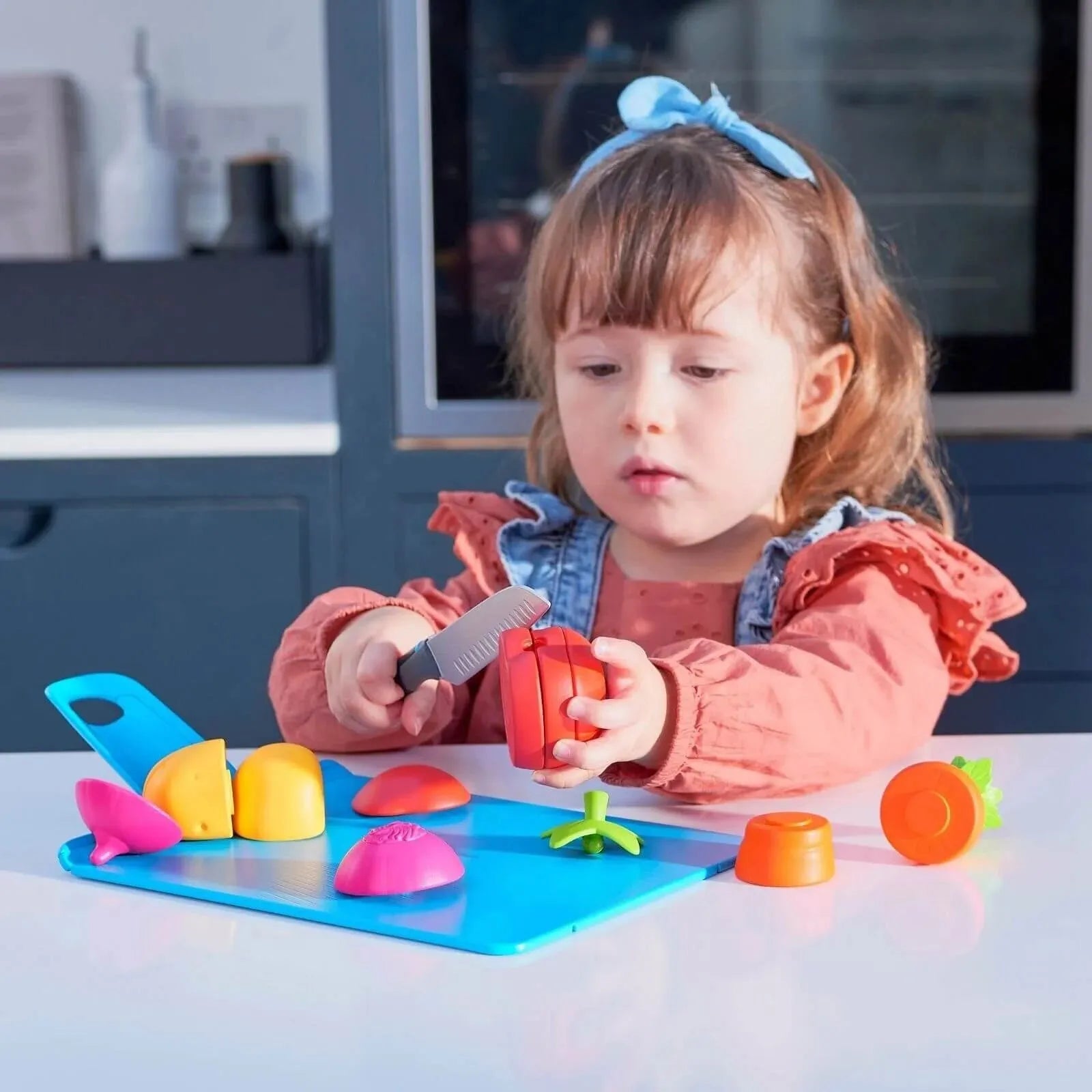 Casdon Joseph Joseph Bwyd a Bwrdd Torri ar gyfer Chwarae Rhith-bwyd