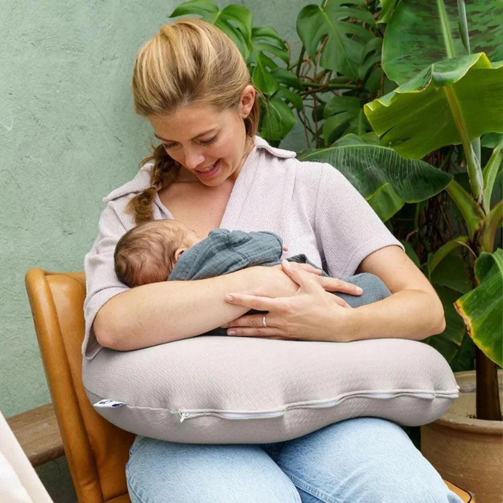 Doomoo Softy Muslin Nursing Pillow - Jersey Sand