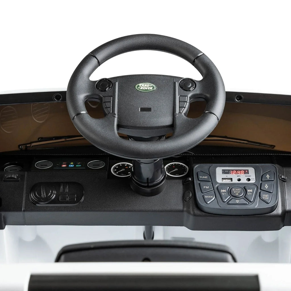 Xootz Land Rover Discovery 12v Cerbyd i'w Reidio - Gwyn