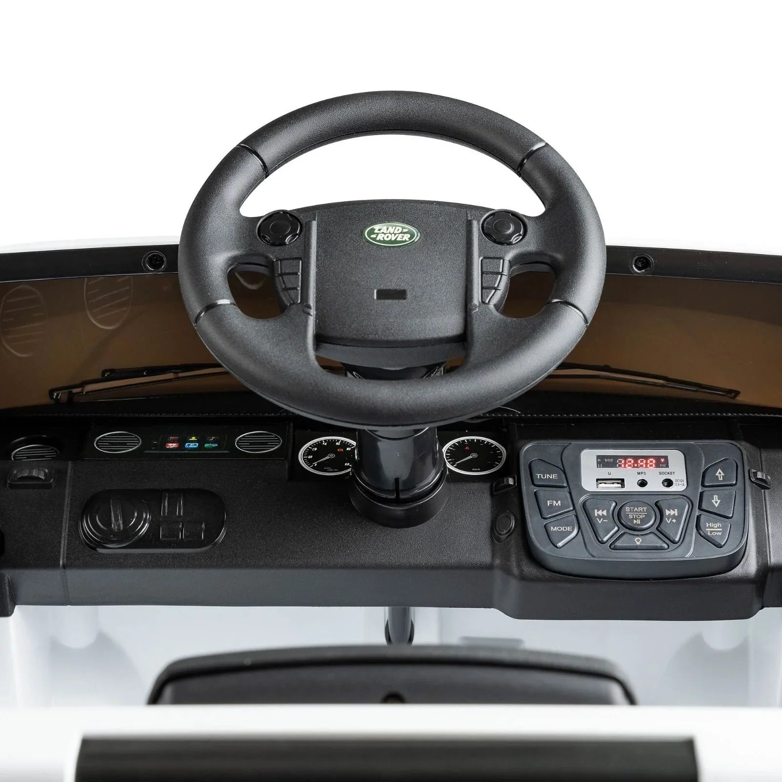 Xootz Land Rover Discovery 12v Cerbyd i'w Reidio - Gwyn