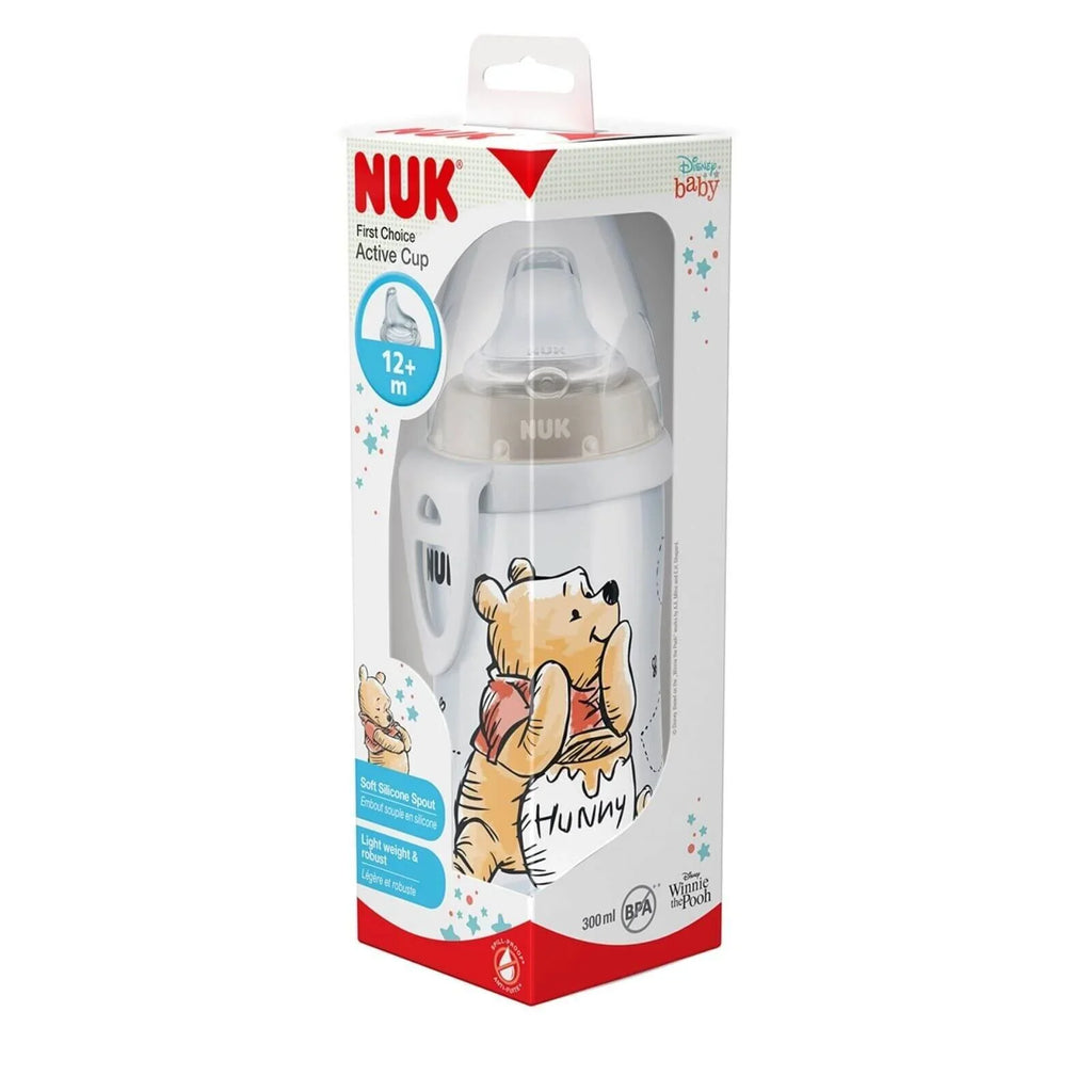Cwpan Yfed NUK Disney Winnie the Pooh Active gyda Phigyn 300ml