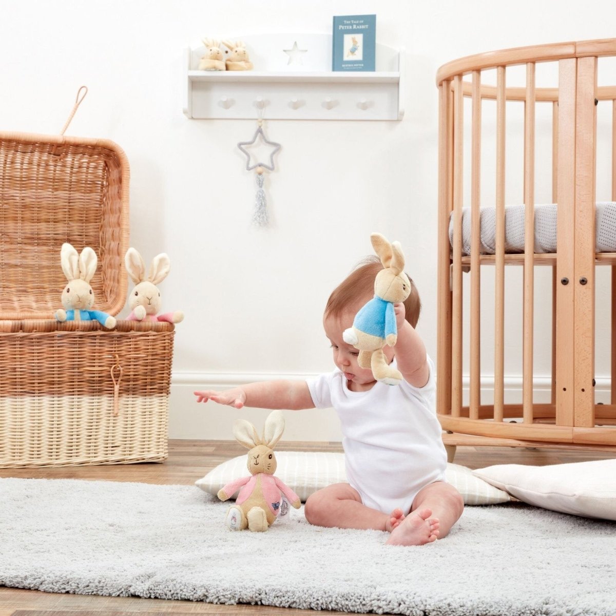 Grigiau Peter Rabbit Flopsy Bean Amrywiol 1 pc