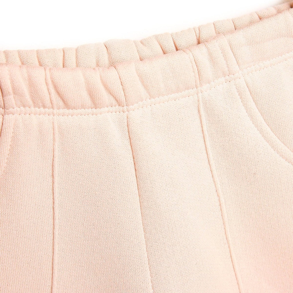 Crys Chwys HelloBaby - Heb droed - Pinc