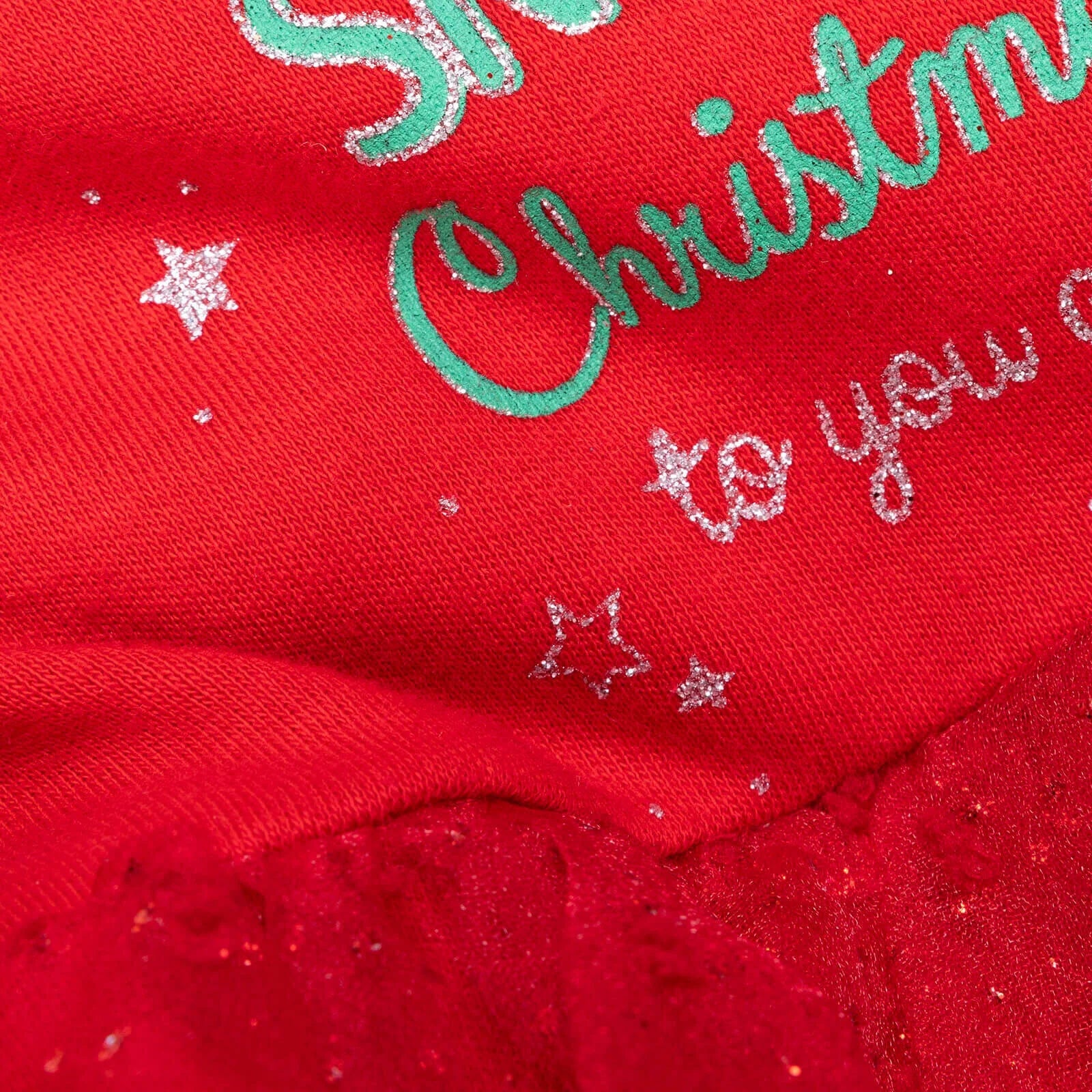 Bebetto Siwmper Nadolig i Fabanod - Coch