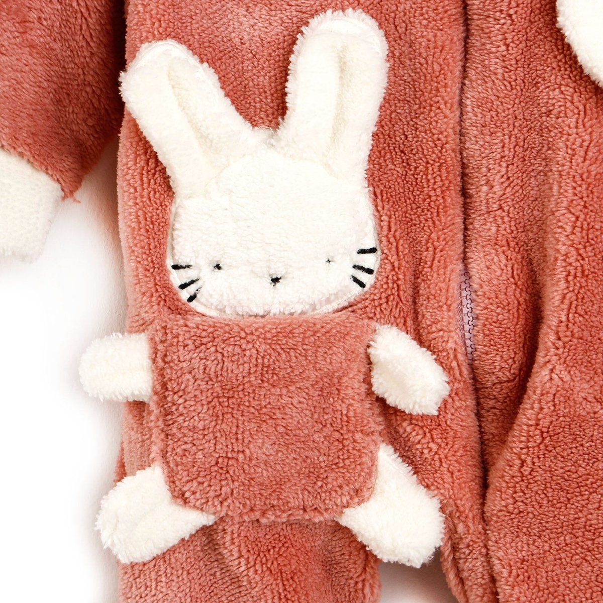 Siwmpsuit Welsoft i Fabanod Newydd-anedig Midimod - Pinc Ysgafn