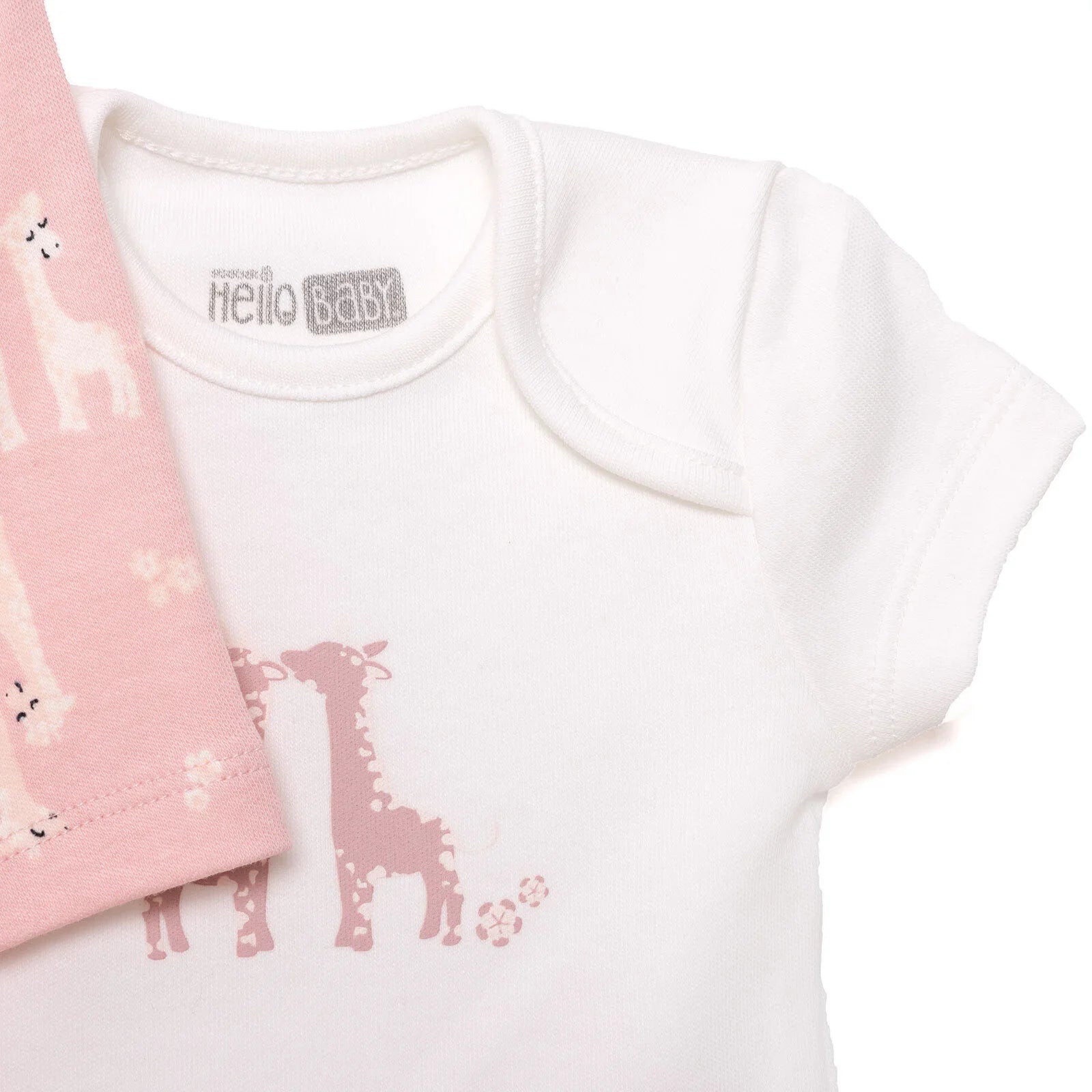 Siwt Gynffon a Het i Faban Merch HelloBaby - Lliw Eog