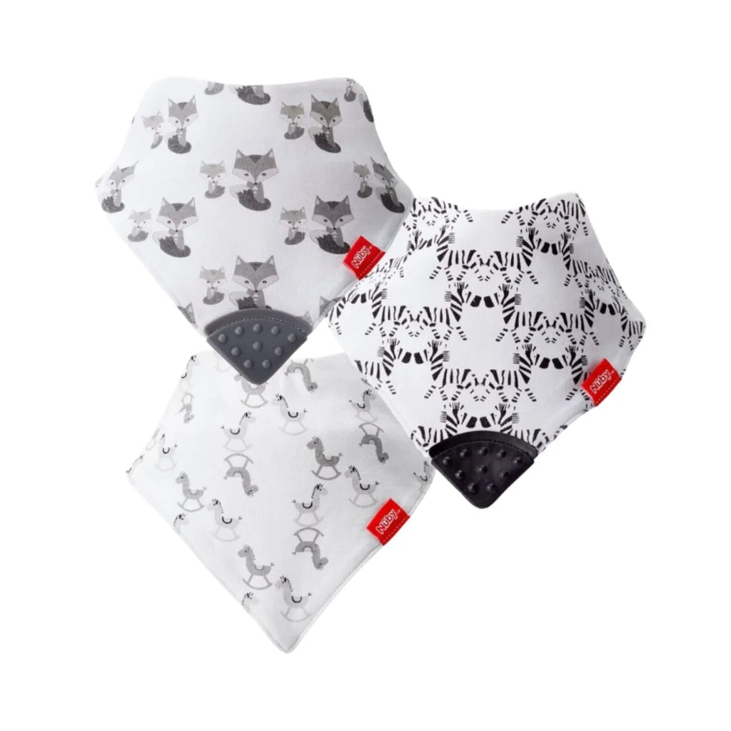 Nuby Bandana Bibs Pack of 3