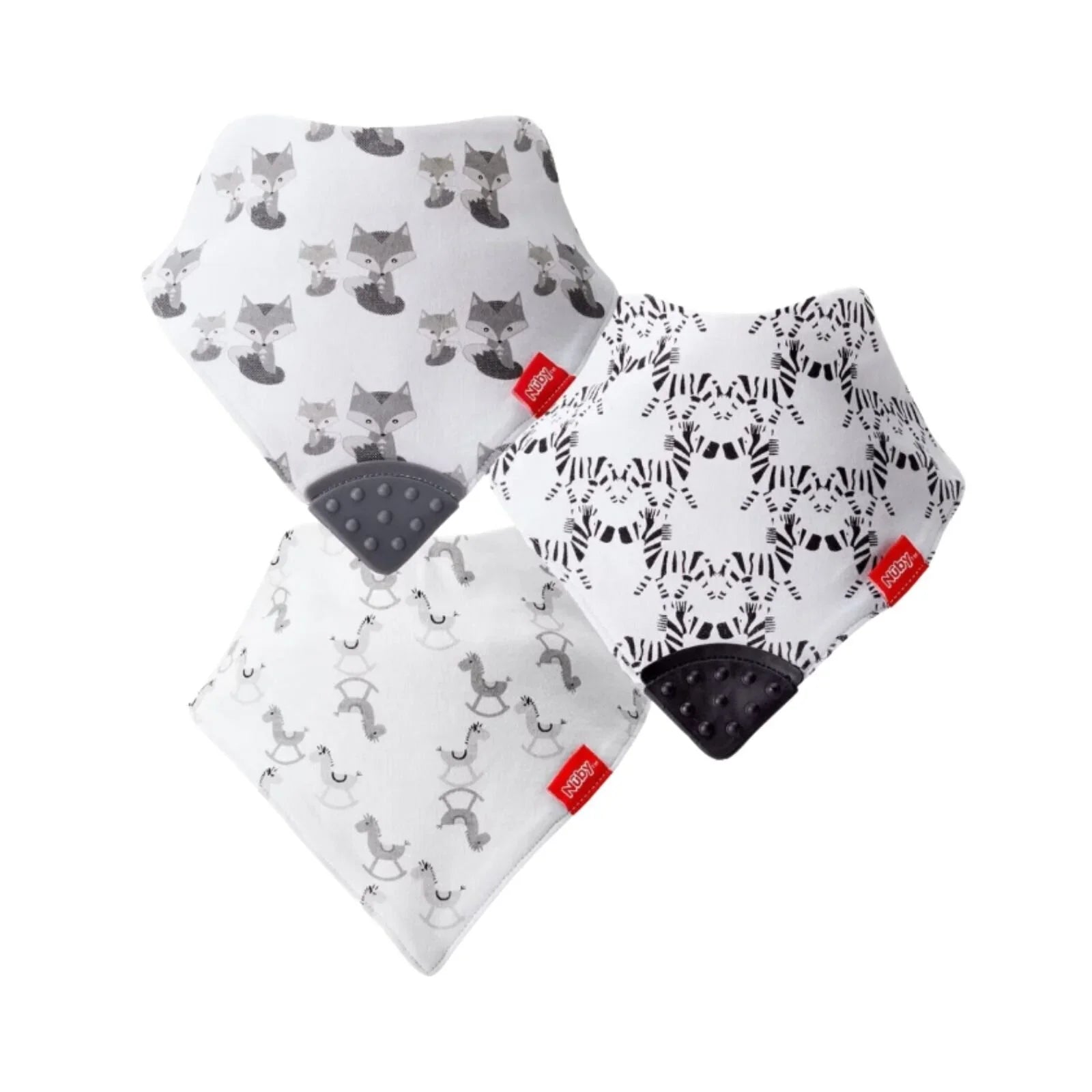 Nuby Bandana Bibs Pack of 3