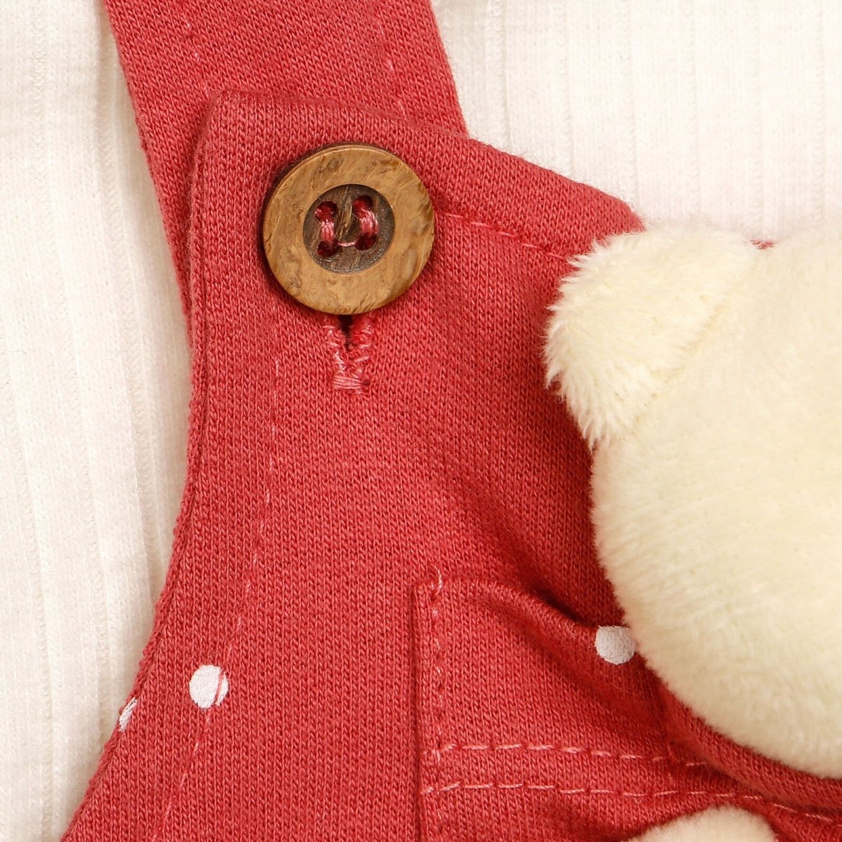 Sgert Salopette Tuffy - Crys chwys - Pinc golau