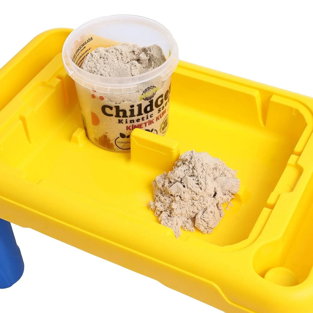 Bwrdd Gweithgareddau i Babanod gyda Blociau Adeiladu