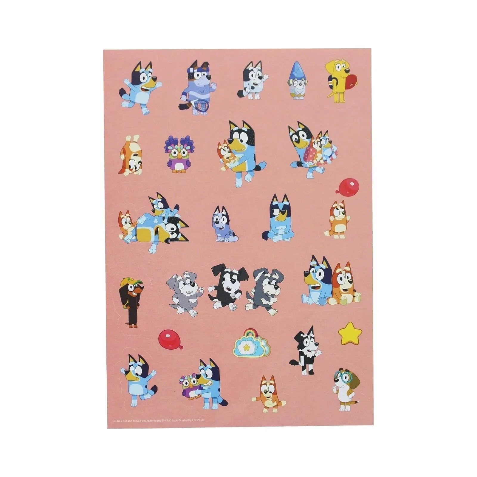 Set o Ffon a Stamp Bluey