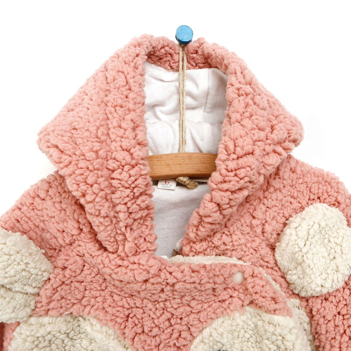 Siwmpsuit Traedig Welsoft Siâp Ceirw Bach Newydd-anedig Midimod - Pinc Ysgafn