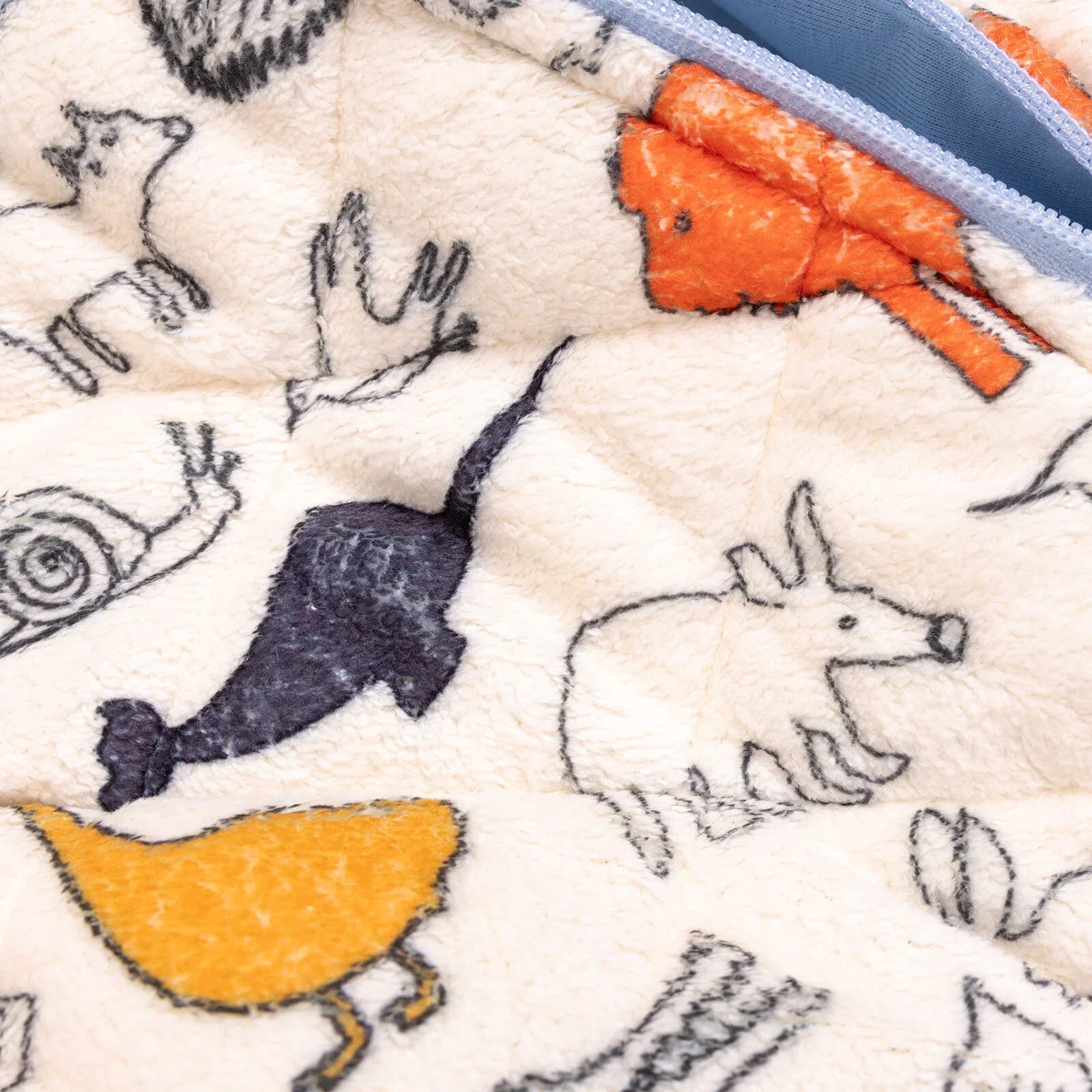 Siwmpsuit â Kap a Thraed i Faban Bach Newydd-anedig MidiMod (Bachgen)