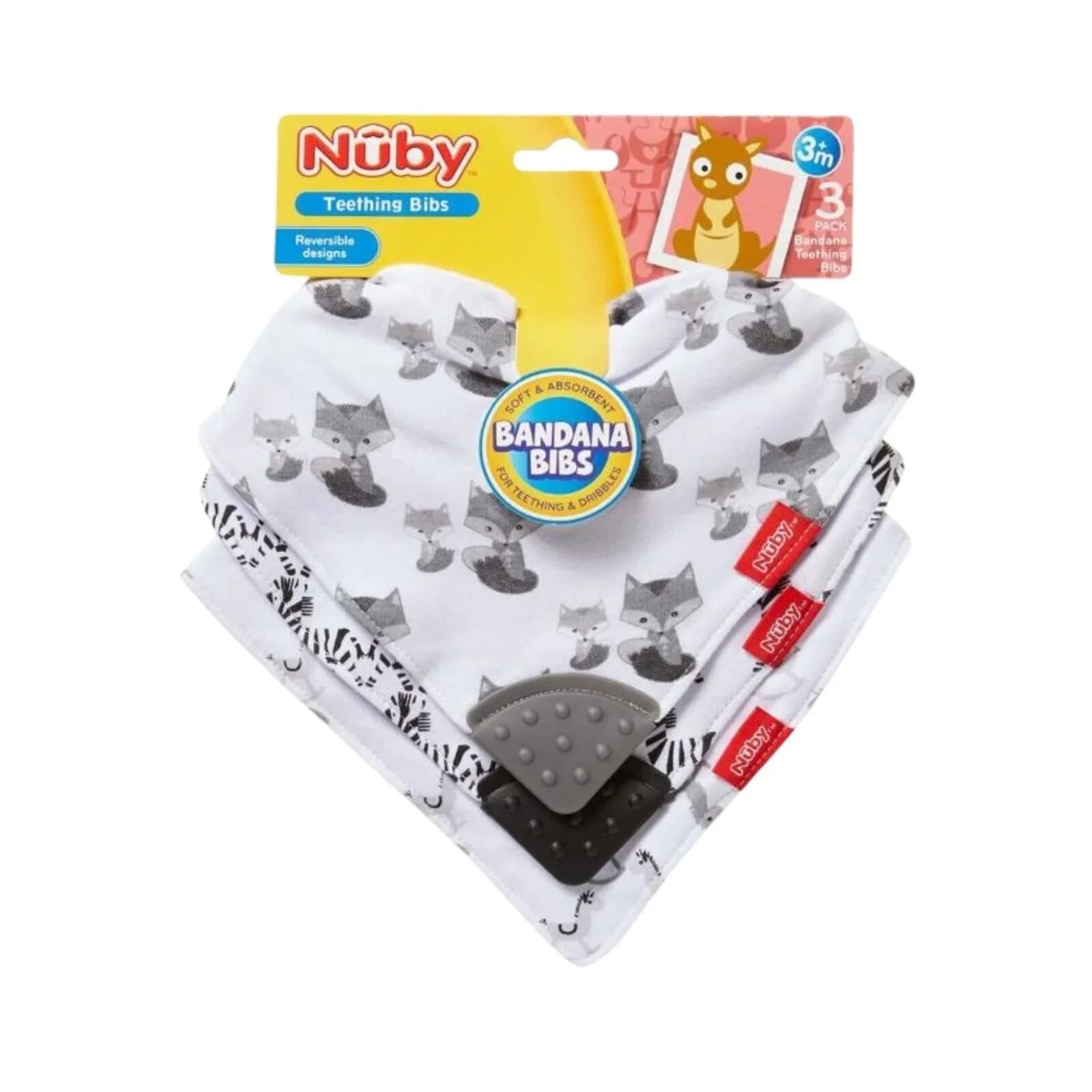 Nuby Bandana Bibs Pack of 3