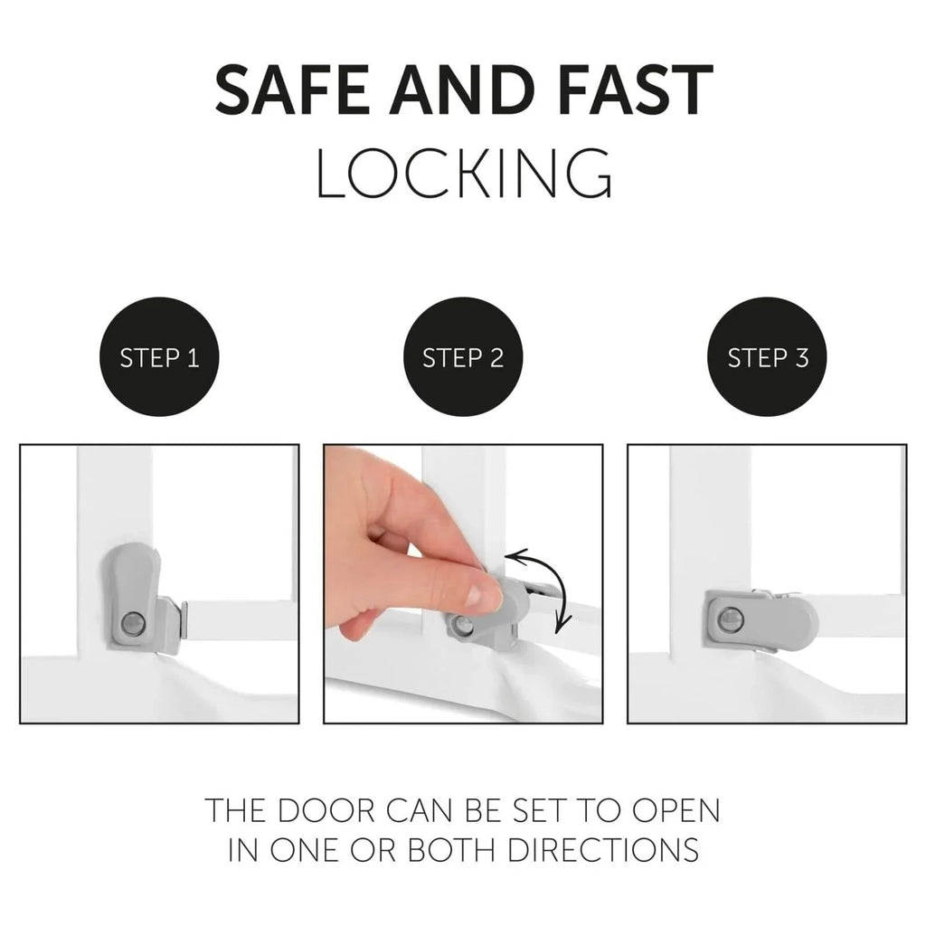 Gât Ddiogelwch Clear Step gan Hauck