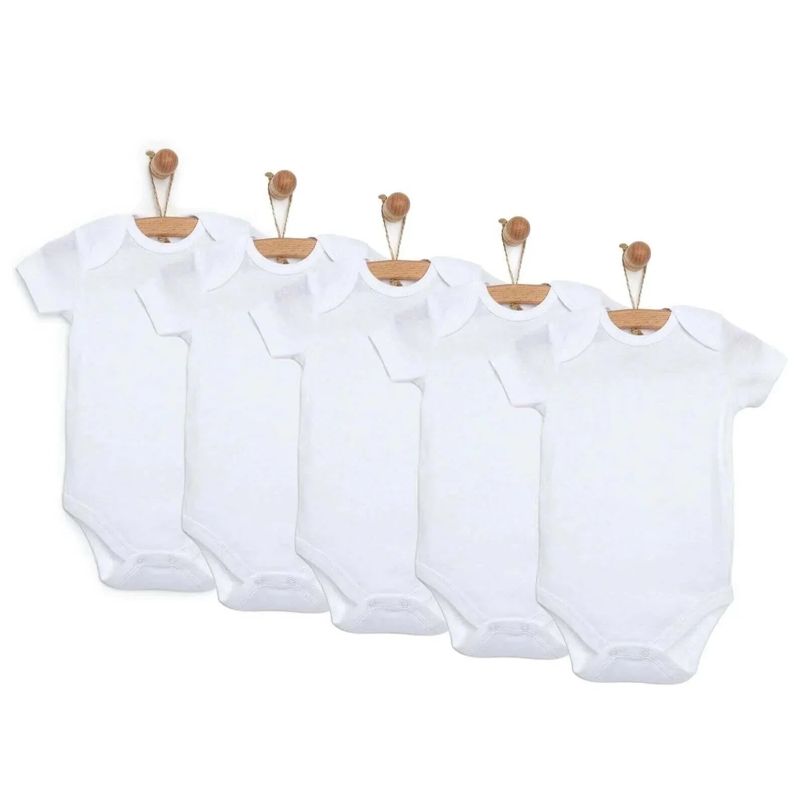 Bodysuit Llewys Byr Unisex HelloBaby 5 pcs