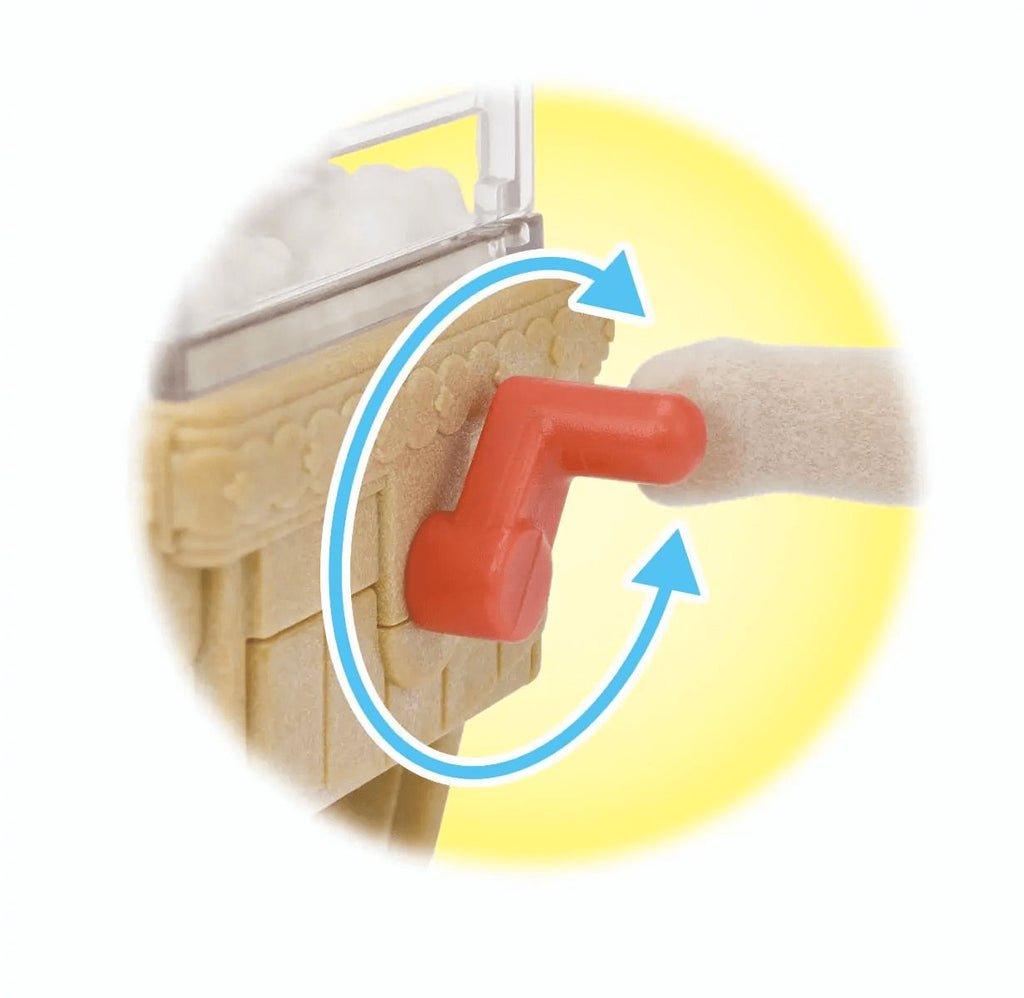 Set Chwarae Tair Olwyn ar gyfer Dosbarthu Popcorn Sylvanian Families ar gyfer Plant 3 Oed a Hŷn