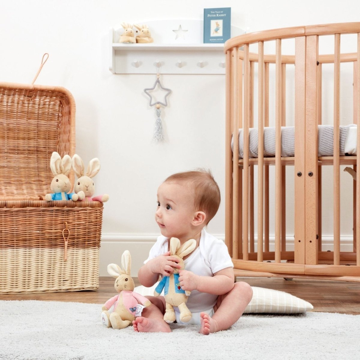 Grigiau Peter Rabbit Flopsy Bean Amrywiol 1 pc