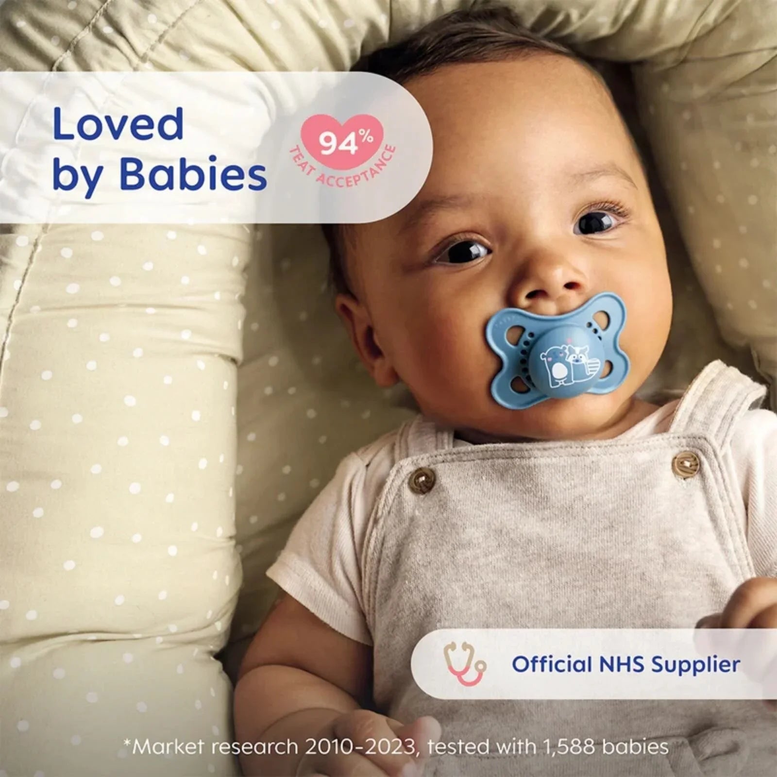 MAM Original Soother Unisex 0-6 mis Pecyn o 2