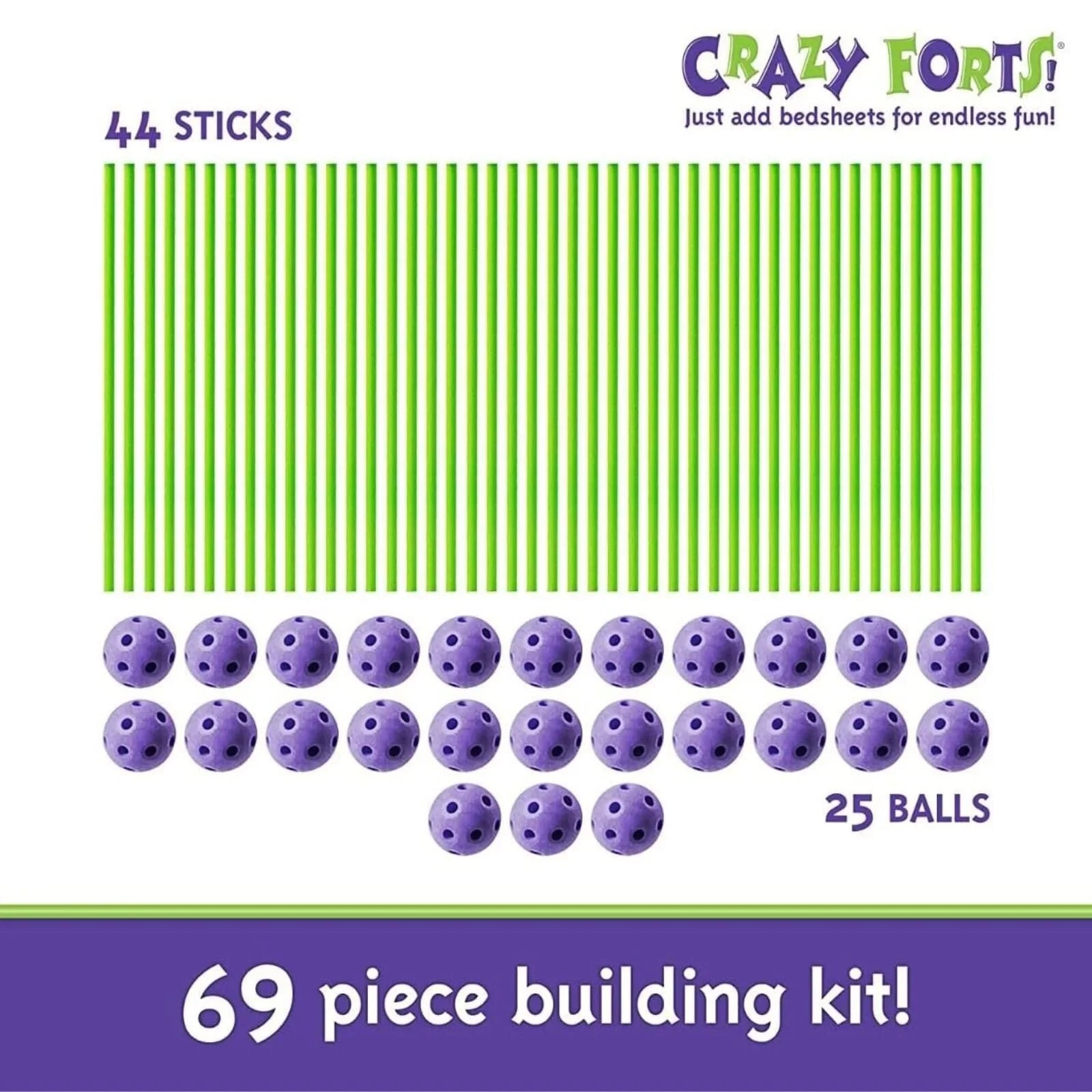 Crazy Fort Original 69 pcs