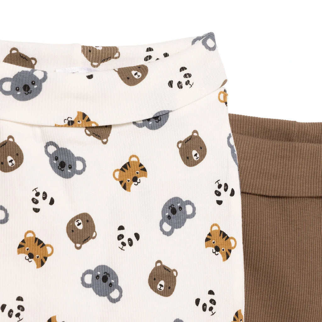 HelloBaby Boy 2 Piece Footles Bottom - Light Brown