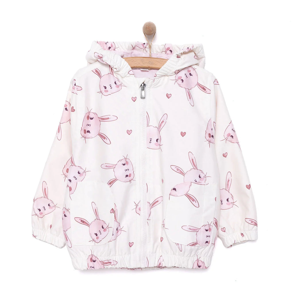 Midimod Girl Raincoat - Ecru