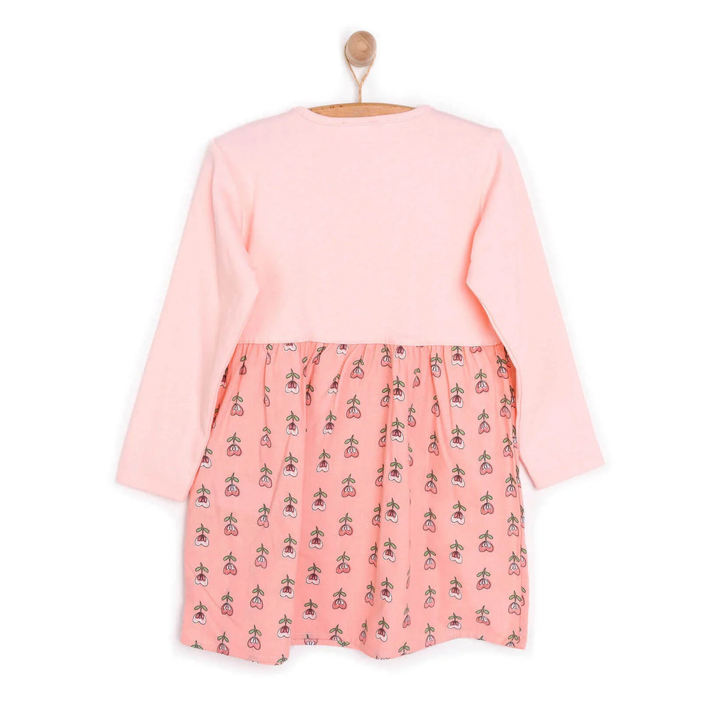 Gwisg Gaeaf Tylwyth Teg i Ferched Bach HelloBaby - Lliw Powdwr