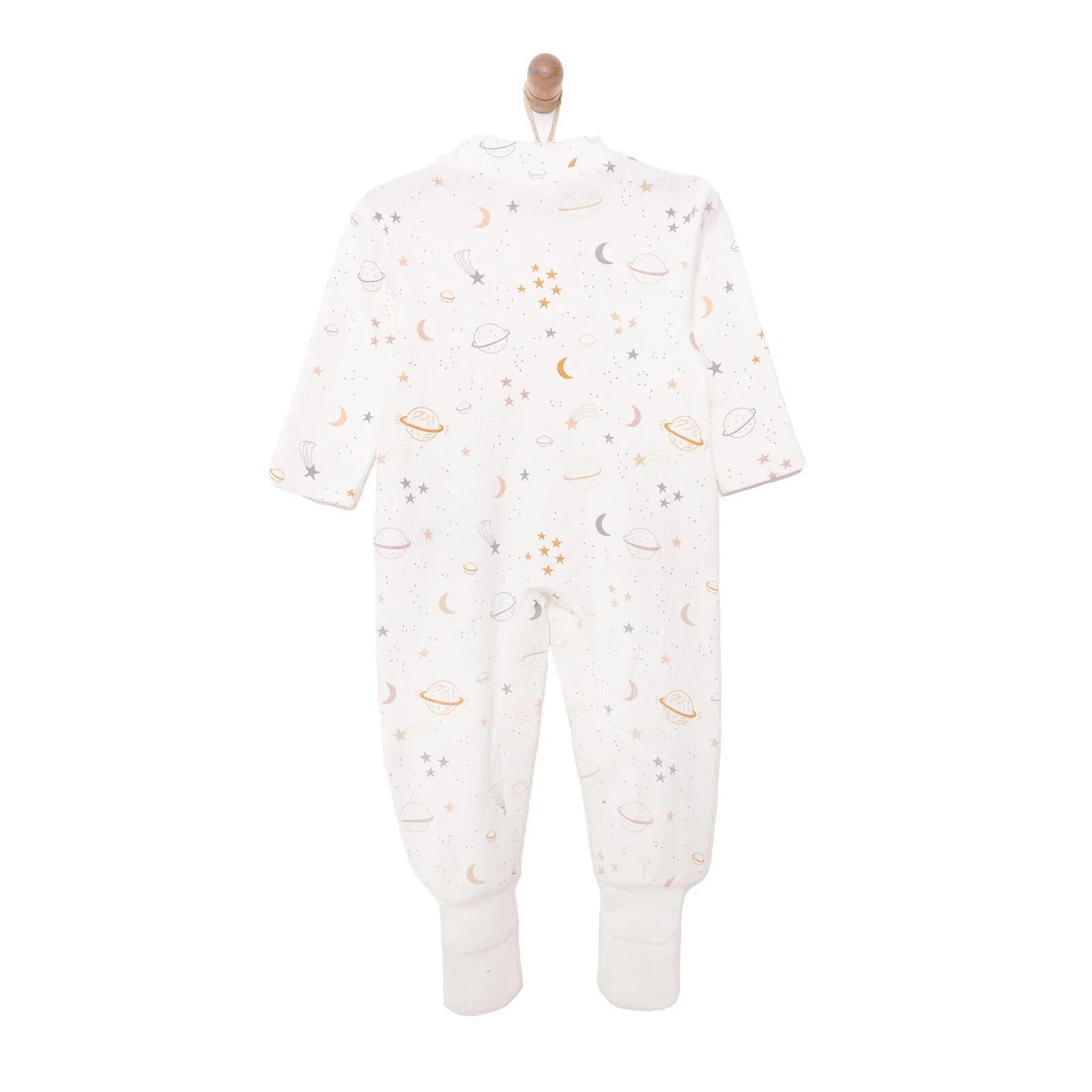 Siwmper i Faban Bachgen Newydd-anedig HelloBaby - Beige
