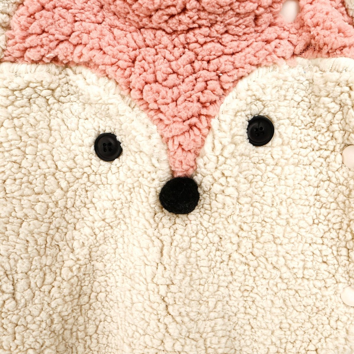 Siwmpsuit Traedig Welsoft Siâp Ceirw Bach Newydd-anedig Midimod - Pinc Ysgafn