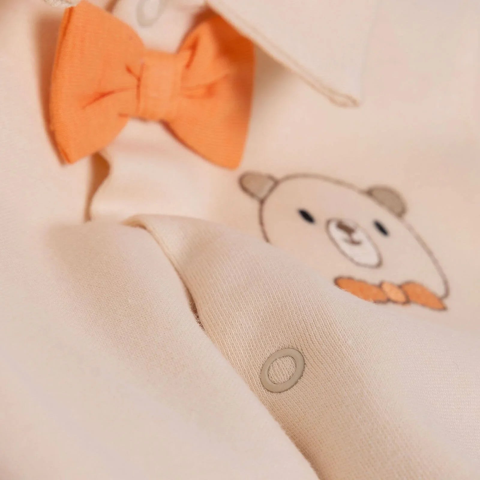 Set Newydd-anedig HelloBaby Boy 10 pcs - Lliw Ecru