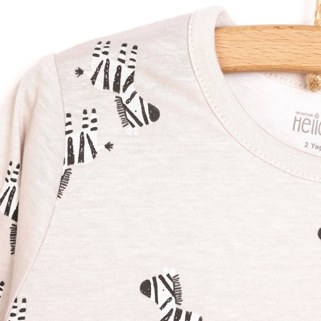 HelloBaby  Baby Boy Long Sleeve Pyjamas Set - Beige